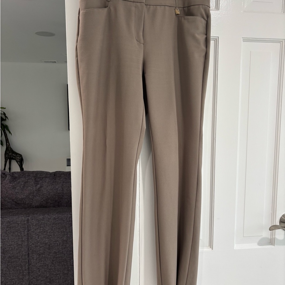 Stylish Anne Klein Tan Trousers